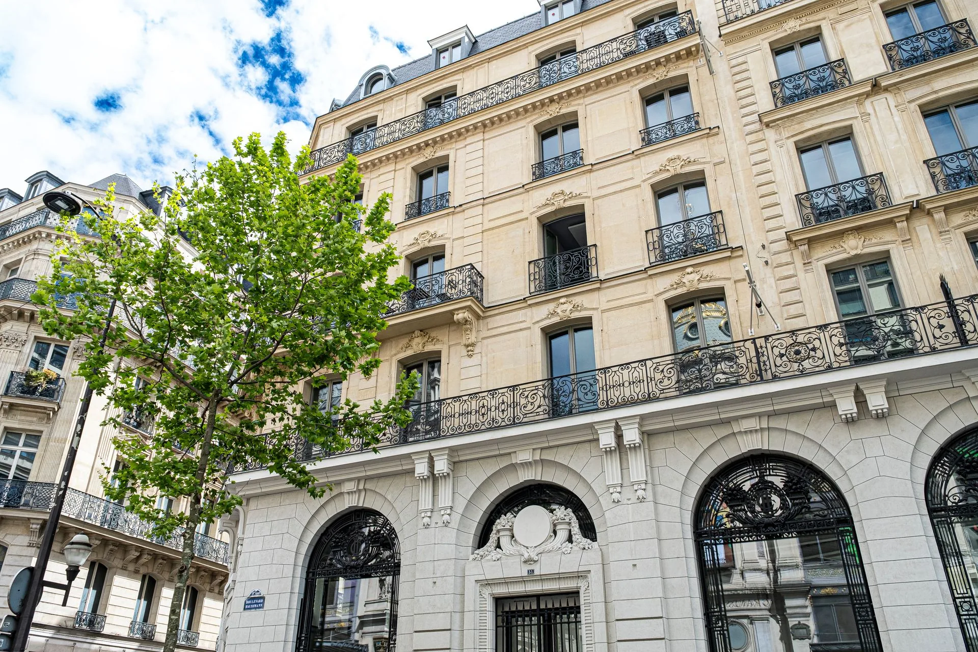 Façade rénovée avec des solutions INO